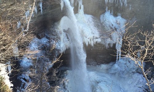 Kaaterskill Falls in Winter