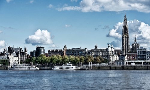 The Antwerp skyline