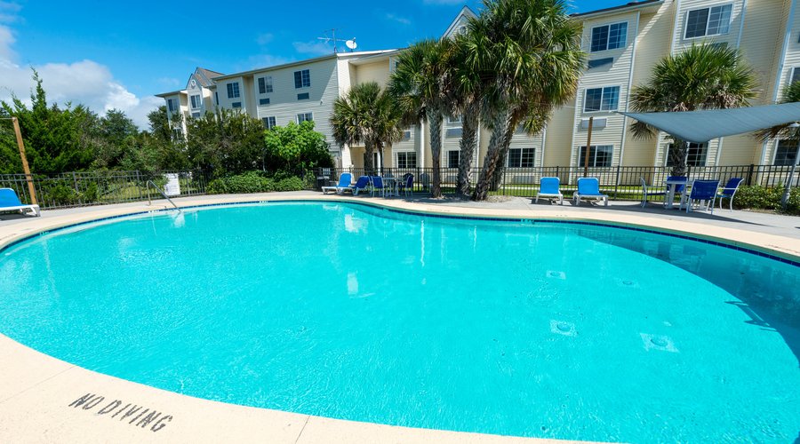 The Pool at the Microtel Inn & Suites by Wyndham Carolina Beach