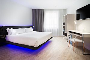 B&B HOTEL Madrid Centro Puerta del Sol in Madrid, image may contain: Interior Design, Flooring, Furniture, Bedroom