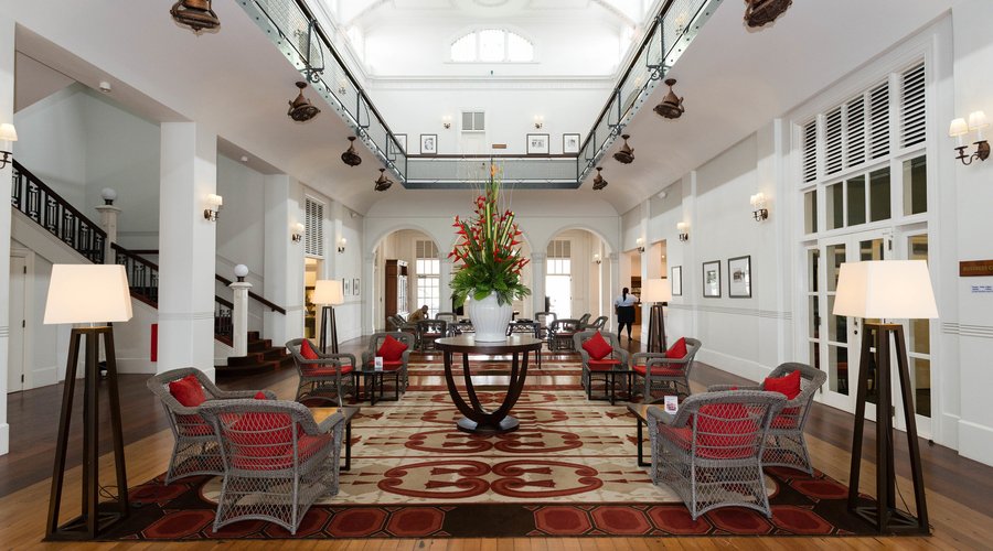 Lobby at the Grand Pacific Hotel