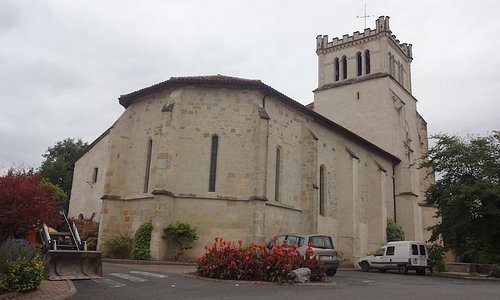 Église Saint-Barthélémy et Saint-Léon, Saint-Lon-les-Mines (Landes, Nouvelle-Aquitaine), France.