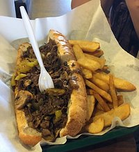The 'small' 1/2 LB Philly combo