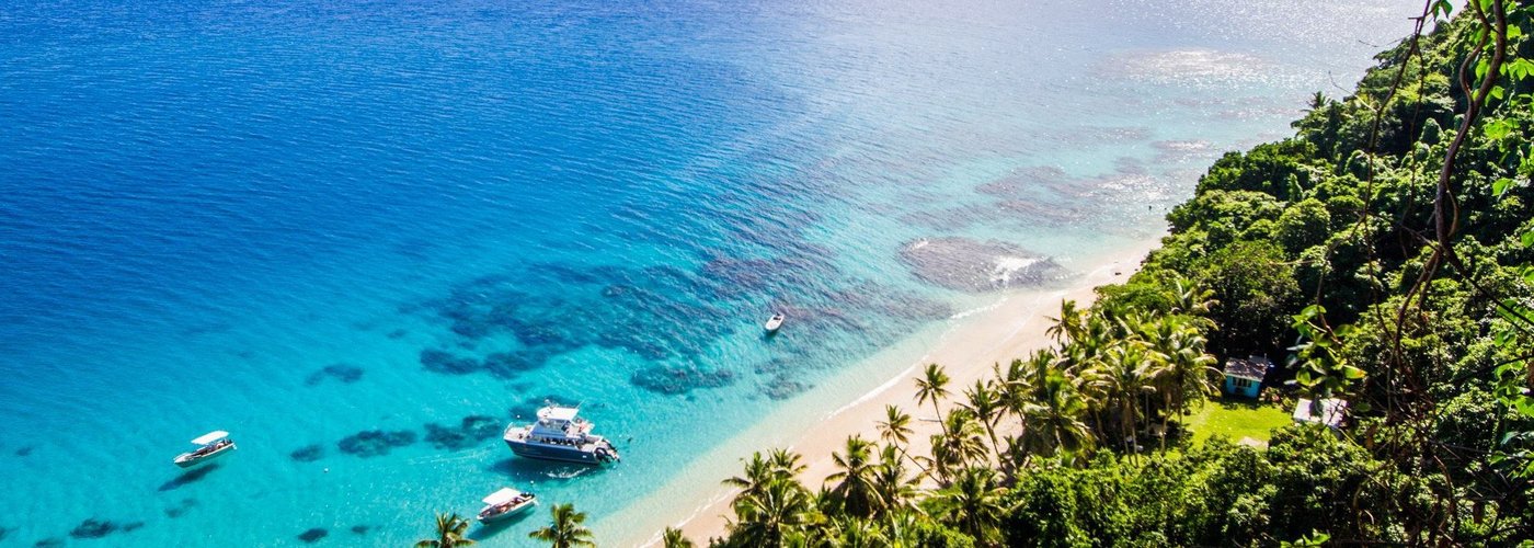 The stunning Yanuca Island, 50 minutes boat ride away.