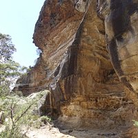 Wind eroded cave