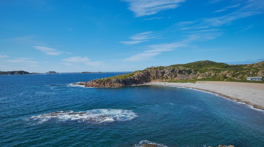 A beach in the sorrounding