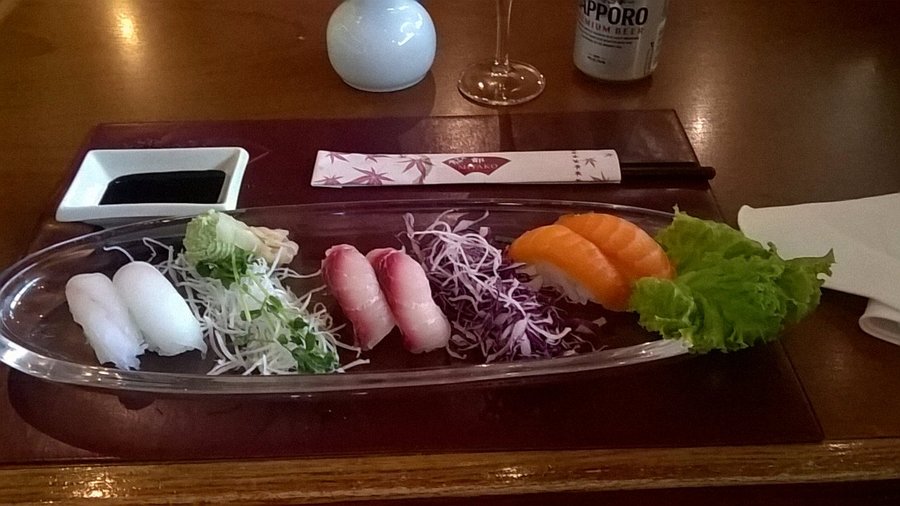 El niguiri surtido muy recomendable y fresco