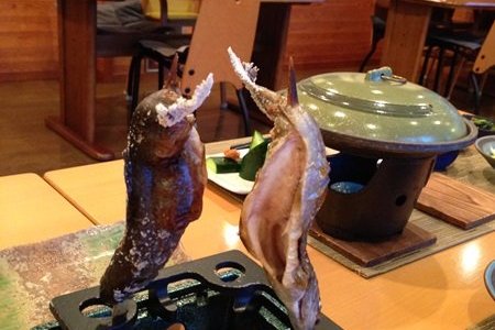 栃木県尚仁沢産の岩魚の塩焼きは卵からこだわりの育て方をしています。