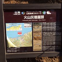 火山灰層露頭の説明