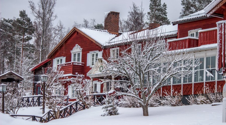 Hotellet i vinterskrud