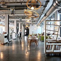Concordia Taste wnętrze / postindustrial restaurant interior