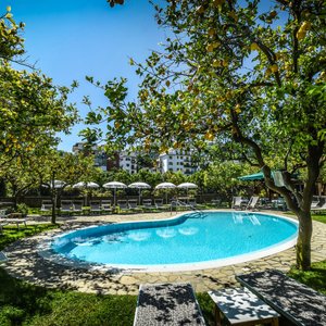 Antiche Mura Hotel in Sorrento, image may contain: Resort, Hotel, Pool, Glasses