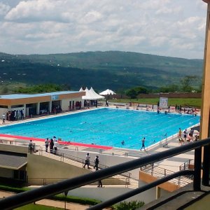Hotel swimming pool, when you are a guests you do not need to pay for swimming in hotel  .