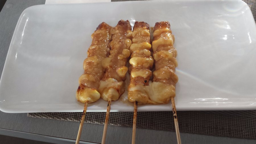 Brochettes de boeuf au fromage
