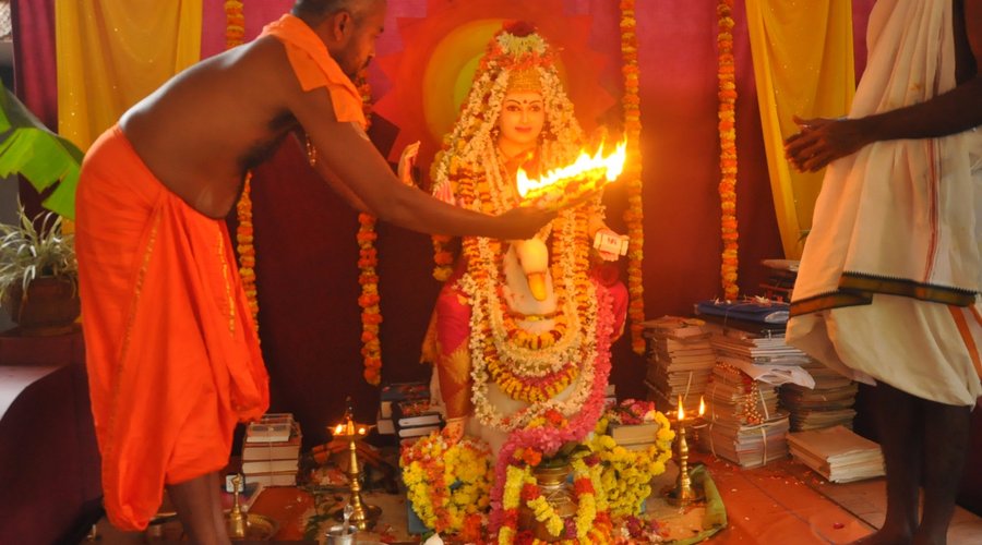Saraswathi Matha Pooja during Navarathri 2016