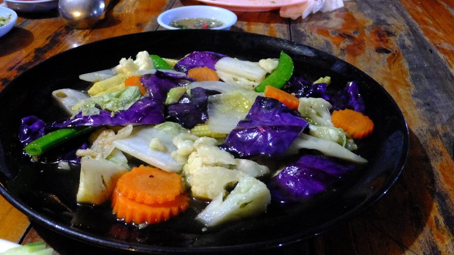 sir-fried mixed vegetable