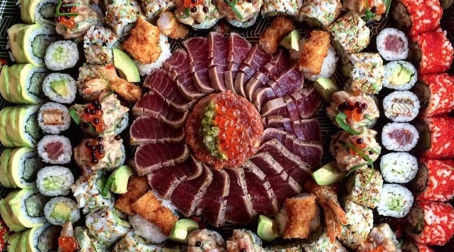 Sushi tray