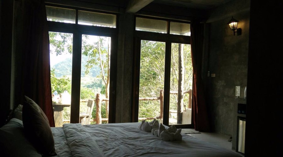 บ้านภูเขา บ้านเป็นปูนเปลือยสำหรับ 2 ท่าน