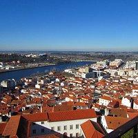 A vista para o Rio Mondego lá de cima.
