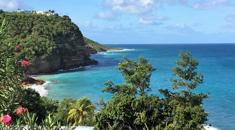 View from our villa balcony at Masara Resort
