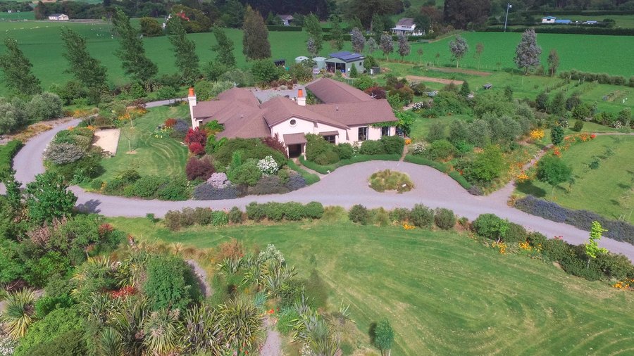 the Lodge is set in extensive gardens