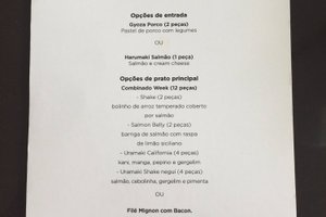 Cardápio