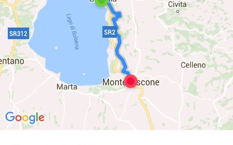 percorso attenzione il rilevamento dei i km non è esatto....