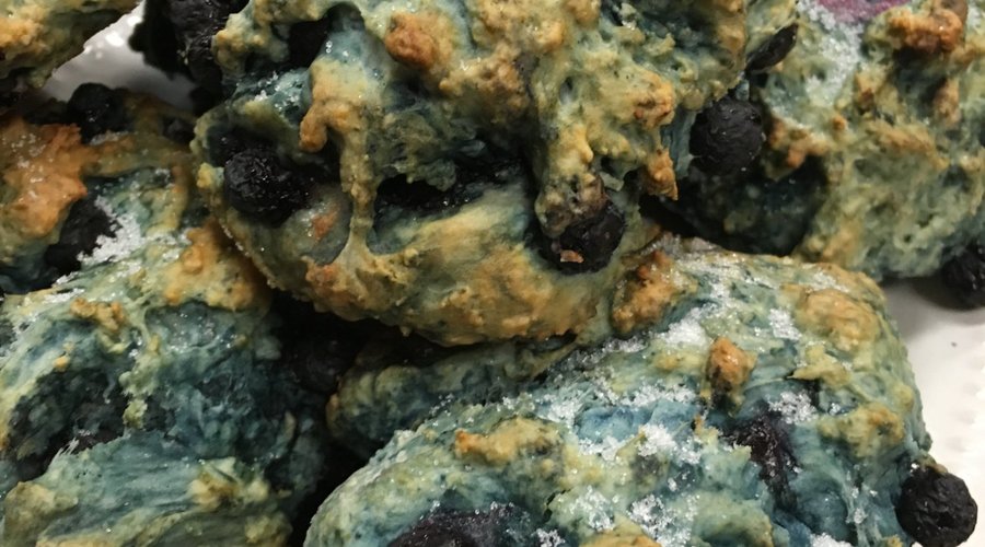 blueberry scones