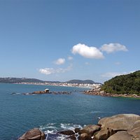 Trilha da praia da Galheta. Bombas, Bombinhas - SC.