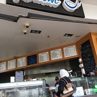 Fishbowl Seafood front counter, in the 🐟 bowl area at Newington shops.