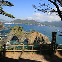 穴通磯:展望台からの景色