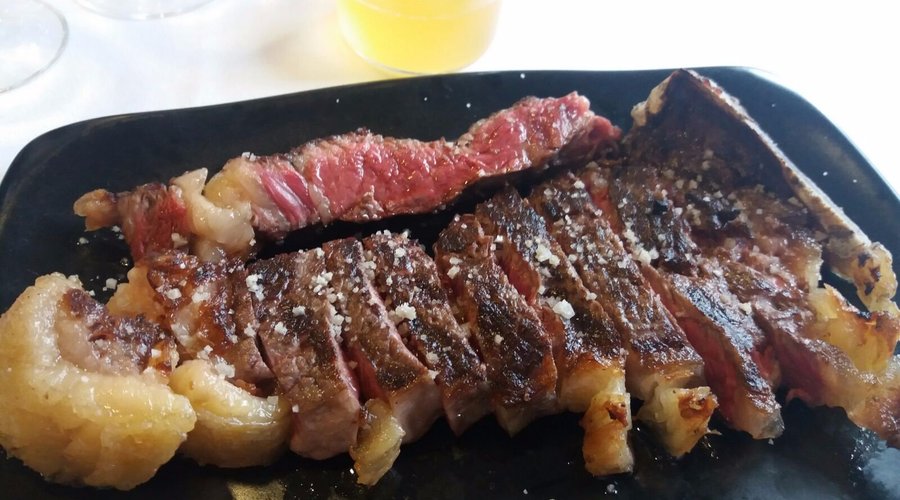 No sólo la presencia sino que la textura de la carne era increíble