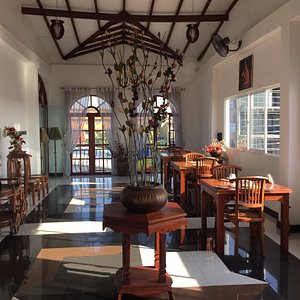 The Richmond House Colombo in Colombo, image may contain: Dining Room, Dining Table, Table, Flooring