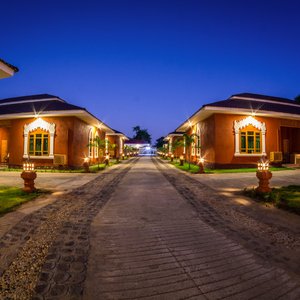 Walkway to Bungalows