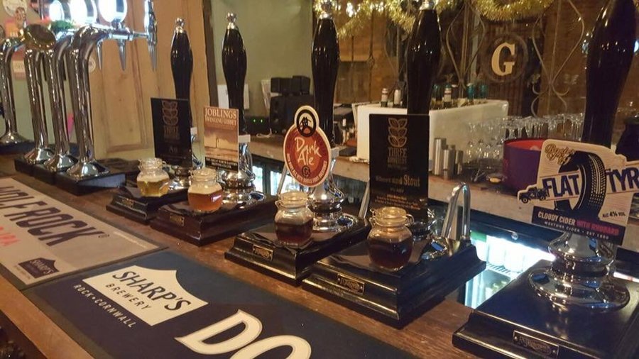 Five revolving hand pulls.