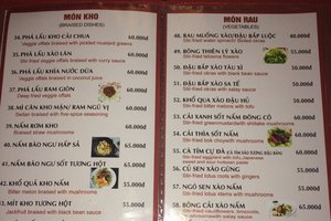Thực đơn