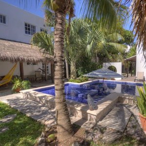 it is like an oasis in the middle of downtown Cozumel island