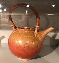 stoneware teapot, an example of functional pottery