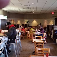 Really spacious tables and booths