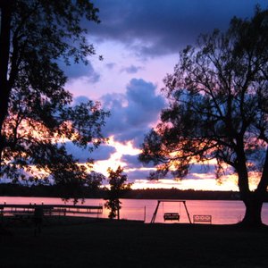 Sunset at the firepit