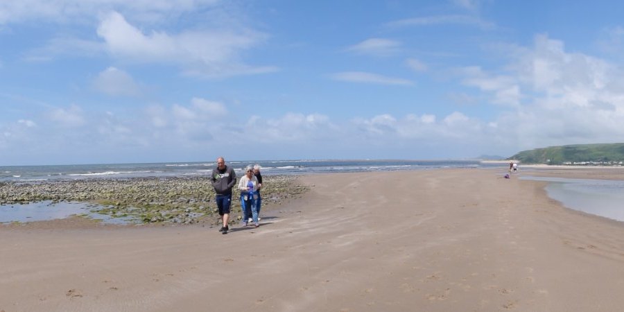 The beach