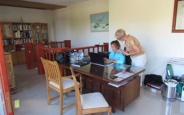 Reception area
