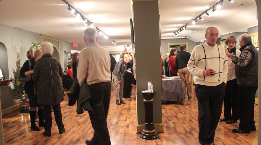 Inside the gallery