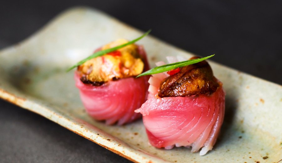 Sushi de Atum com Foie Gras