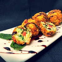 Caprese Risotto Croquettes