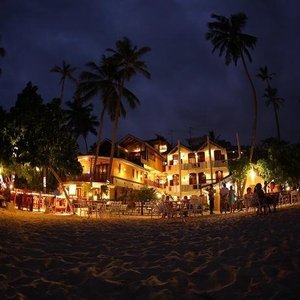 The view from the beach