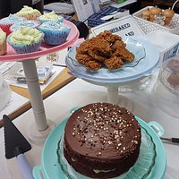 Cakes and treats at the Library Cafe