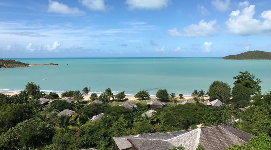 View of Hermitage Bay from Bungalow #35