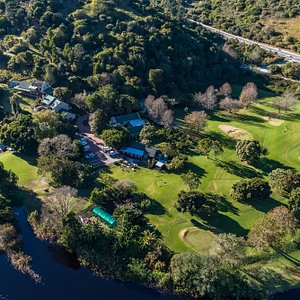 Aerial view of Blackwaters River Lodge