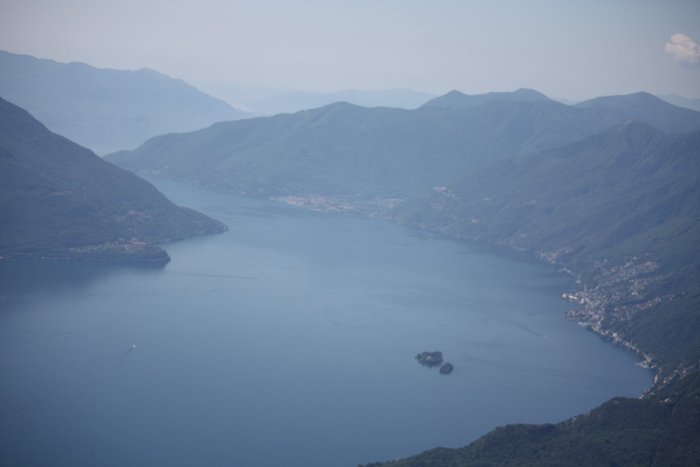 Aussicht auf die Insel Brissago